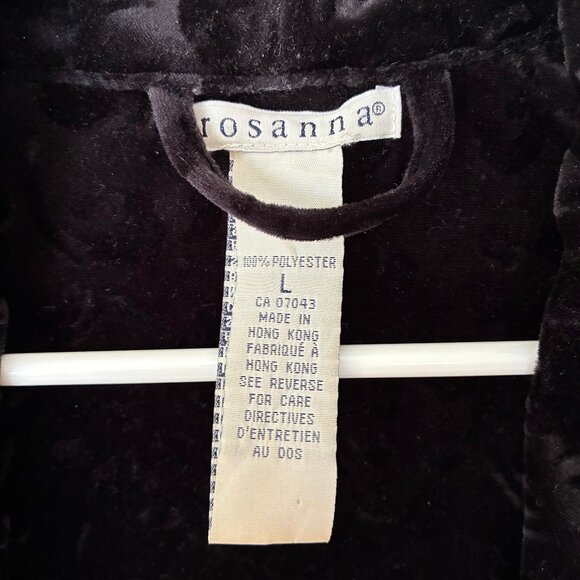 Bathrobe black size L - Picture 5 of 5